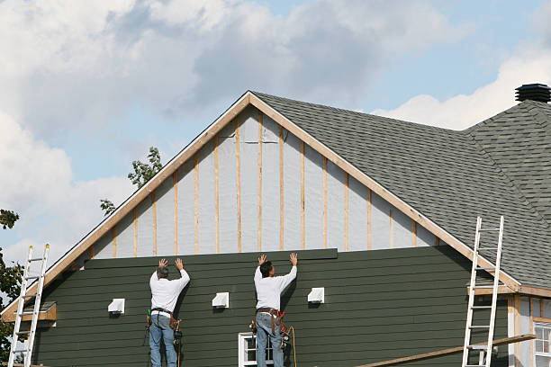 Professional Emergency Siding Repair technician working in Milton, NC